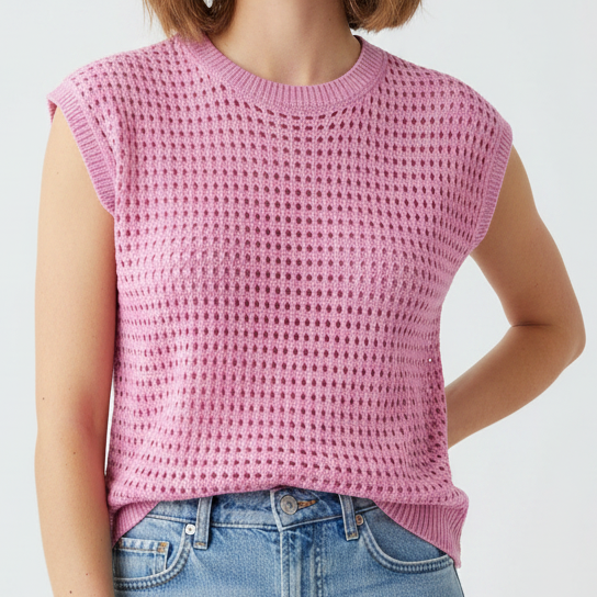 Knitted Sweater Pink