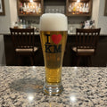I Heart KM Pilsner Glass